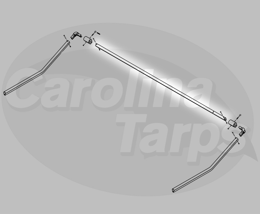 0311-860530 Aero (OEM) Easy Cover 98 Rear Cross Arm Aluminum Teardrop (Replaces 0311-861530)